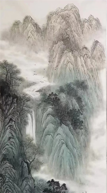 著名国画家程吉虎山水作品鉴赏(图7)